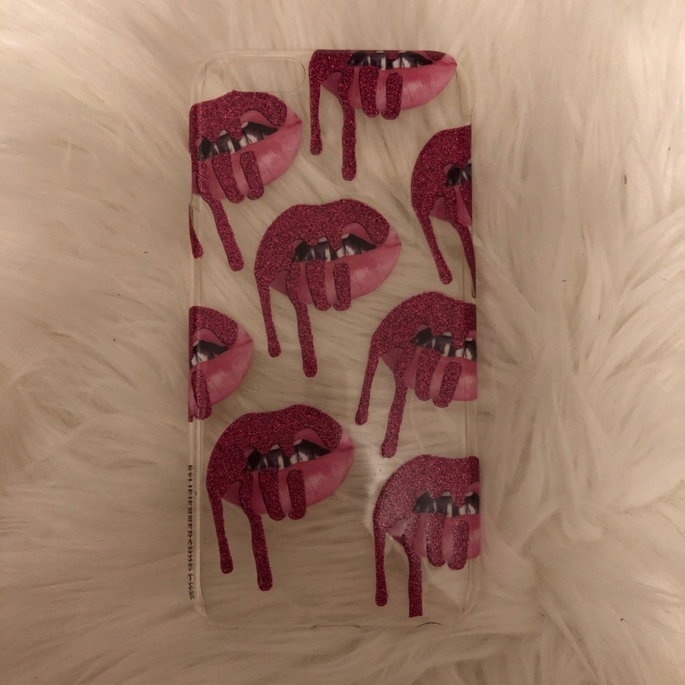Kylie iphone 6/7 plus glitter lips case